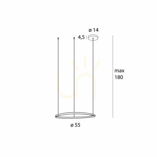 Prüfen Pendelleuchte Max Light Cayenne 2964 gebürstetes Kupfer LED 55 cm dimmbar