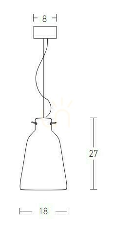 Prüfen Pendelleuchte Zambelis Lehm Beige E27 1-flammig 18 cm