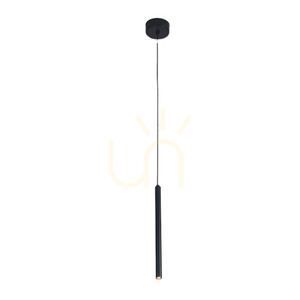 Pendelleuchte LED Schwarz matt Zambelis 2700K Aluminium IP20 small 1