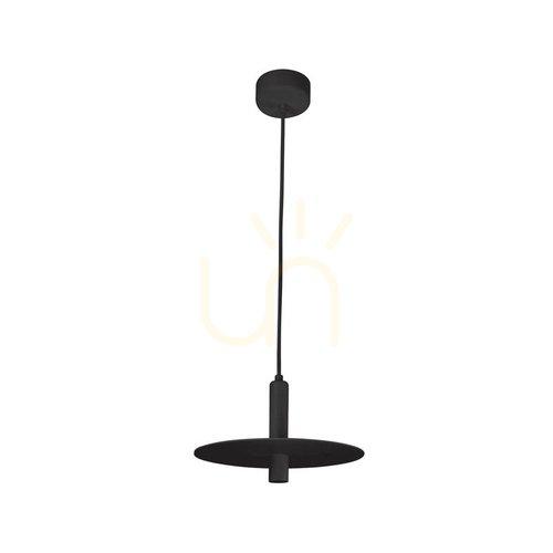 Prüfen Pendelleuchte LED 7W Schwarz Zambelis 3000K Ø26 cm Metall