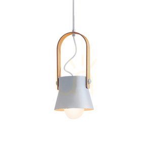 Pendelleuchte Zambelis Weiß matt Metall E27 Ø16 cm small 0