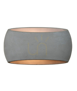 Wandleuchte Beton Zambelis E27 1-flammig 30 cm 0 Wandleuchte Beton Zambelis E27 1-flammig 30 cm small 0