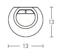 Wandleuchte Beton Zambelis G9 1x25W IP20 13 cm small 2