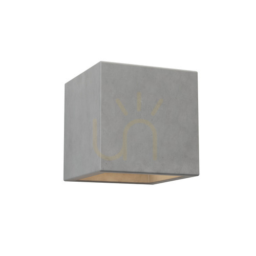 Prüfen Zambelis 180023 Beton-Wandleuchte Up-Down G9 25 W 11,5 cm