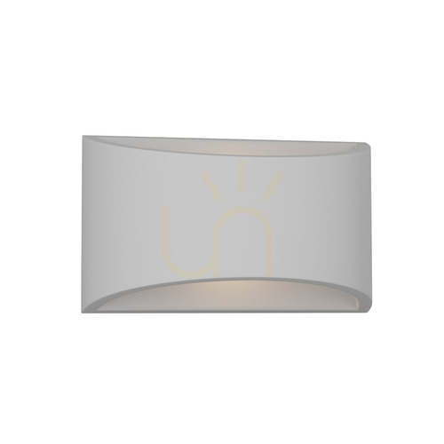 Prüfen Wandlampe Zambelis Gips Weiß G9 1-flammig 20 cm