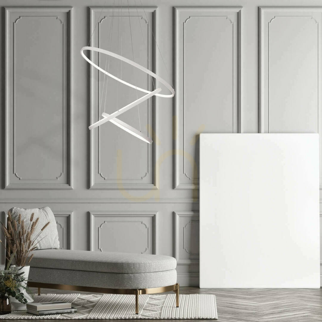 Prüfen Pendelleuchte Zambelis LED 135W 3000K dimmbar Weiß matt 80 cm Pendelleuchte Zambelis LED 135W 3000K dimmbar Weiß matt 80 cm
