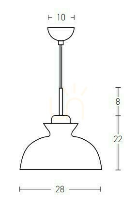 Prüfen Pendelleuchte Zambelis Blau matt E27 Metall Holz Ø28 cm