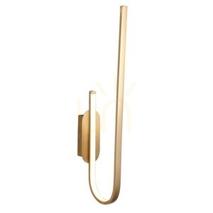Wandleuchte Zambelis LED 18W 3000K Gold matt dimmbar Triac IP20 small 2