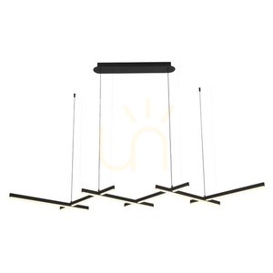 Pendelleuchte LED dimmbar 85W 3000K Schwarz matt Zambelis small 2