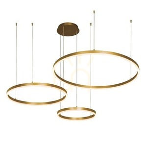 Pendelleuchte Zambelis LED 136W 3000K Gold matt dimmbar 40-60-80 cm small 2