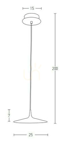 Prüfen Pendelleuchte Zambelis Holz Schwarz LED 8W 3000K Ø25 cm