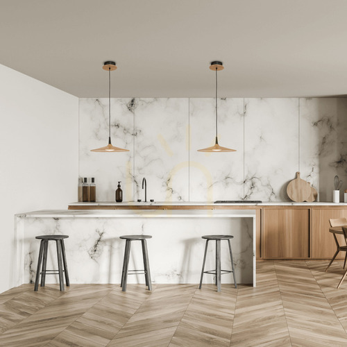 Prüfen Pendelleuchte Zambelis Holz Schwarz LED 8W 3000K Ø25 cm