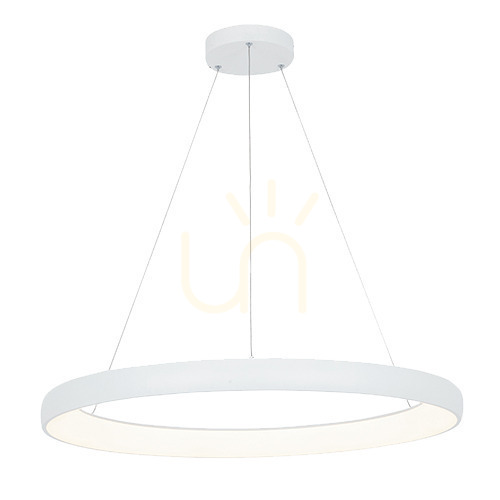 Prüfen Pendelleuchte Zambelis 60W 3000K dimmbar Sandweiß Aluminium Acryl 80 cm
