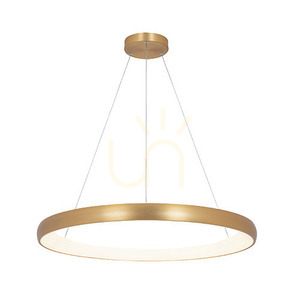 Pendelleuchte Zambelis 60W 3000K Gold Matt Dimmbar 80 cm Aluminium Acryl small 1