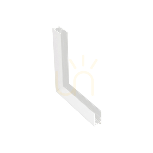 Prüfen Zambelis 2082W-C1 vertikaler 90°-Eckverbinder für 48-V-Magnet-Aufbauschiene, sandweiß