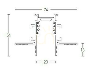 Magnetische Trimless Deep Track 2M Schwarz ZAMBELIS 1 Magnetische Trimless Deep Track 2M Schwarz ZAMBELIS small 1