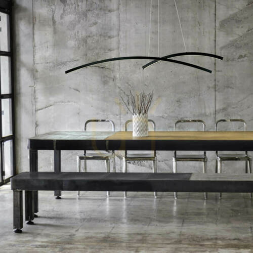 Prüfen Pendelleuchte Zambelis LED dimmbar Schwarz Matt Aluminium Acryl 3000K