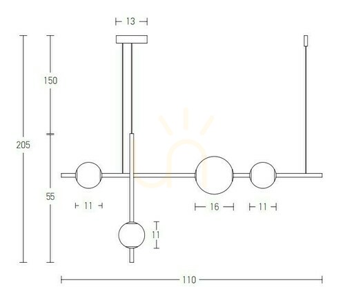Prüfen Pendelleuchte LED dimmbar 18W 3000K schwarz matt Opalglas Zambelis