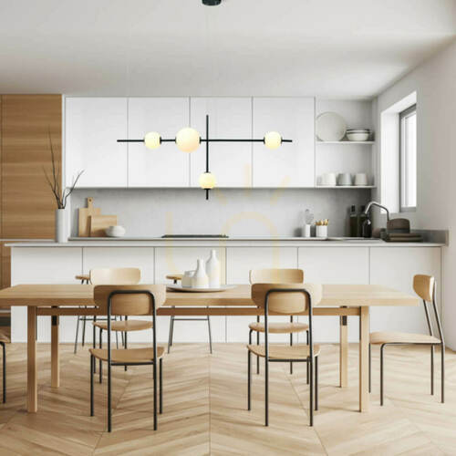 Prüfen Pendelleuchte LED dimmbar 18W 3000K schwarz matt Opalglas Zambelis