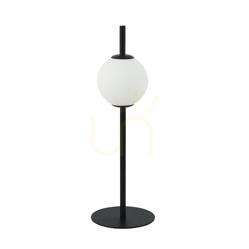 Aussicht LED Tischleuchte 6W 3000k Glas & Metall Weiß+Schwarz ZAMBELIS LED Tischleuchte 6W 3000k Glas & Metall Weiß+Schwarz ZAMBELIS