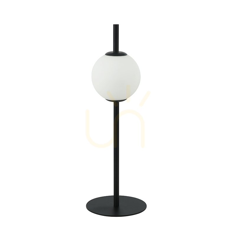 Prüfen LED Tischleuchte 6W 3000k Glas & Metall Weiß+Schwarz ZAMBELIS LED Tischleuchte 6W 3000k Glas & Metall Weiß+Schwarz ZAMBELIS