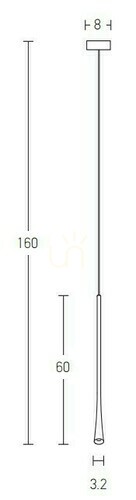 Prüfen Pendelleuchte Zambelis LED 7W Aluminium Schwarz 3000K 18°