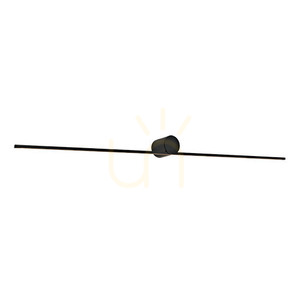 LED-Wandleuchte Zambelis schwarz Aluminium 13 W 3000 K IP44 90 cm small 1