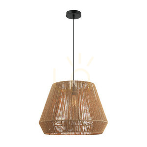Pendelleuchte Zambelis E27 Beige Papierseil Ø48 cm small 1