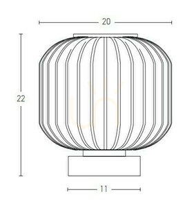 Tischleuchte Zambelis 20250 aus Rippenglas, Antikmessing, E27 max. 25 W, Schnurschalter small 2