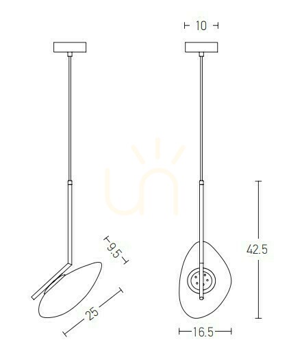 Vorschau Pendelleuchte Zambelis LED 5W 3000K mattes Gold Opalglas Pendelleuchte Zambelis LED 5W 3000K mattes Gold Opalglas