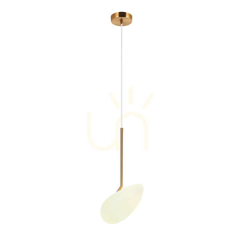Anzeige Pendelleuchte Zambelis LED 5W 3000K mattes Gold Opalglas Pendelleuchte Zambelis LED 5W 3000K mattes Gold Opalglas