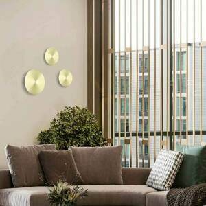 Wandleuchte LED 3000K 10W gebürstetes Messing Zambelis small 0