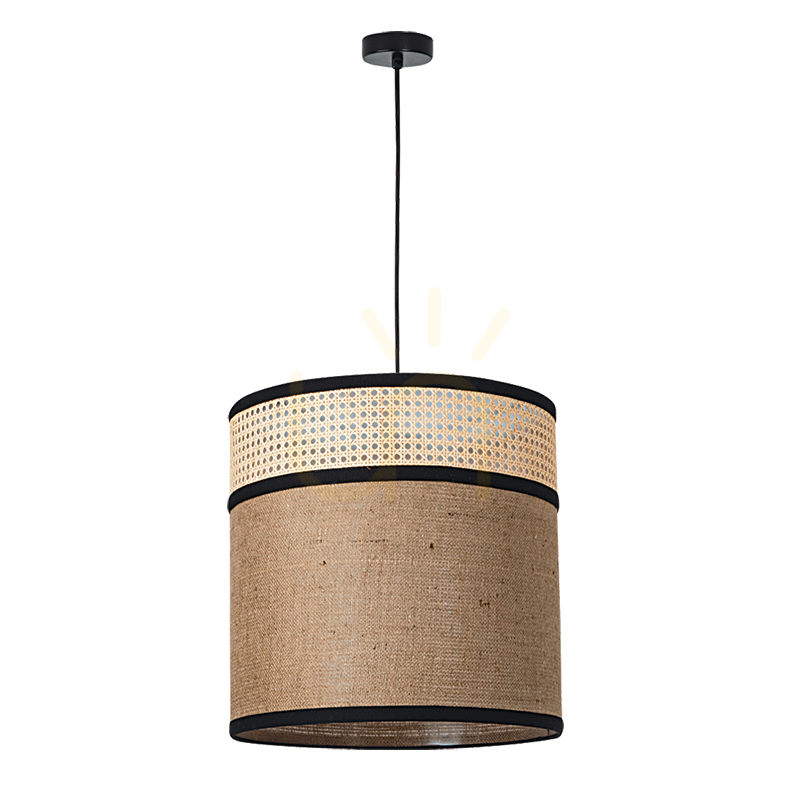 Anzeige Pendelleuchte Zambelis Beige Natur 40 cm E27 Leinen Bungaldesign Pendelleuchte Zambelis Beige Natur 40 cm E27 Leinen Bungaldesign