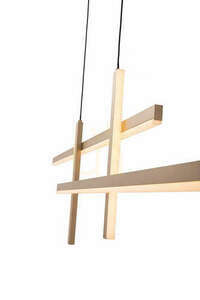 Pendelleuchte Zambelis LED 41W 3000K Gold matt Aluminium 119 cm small 4