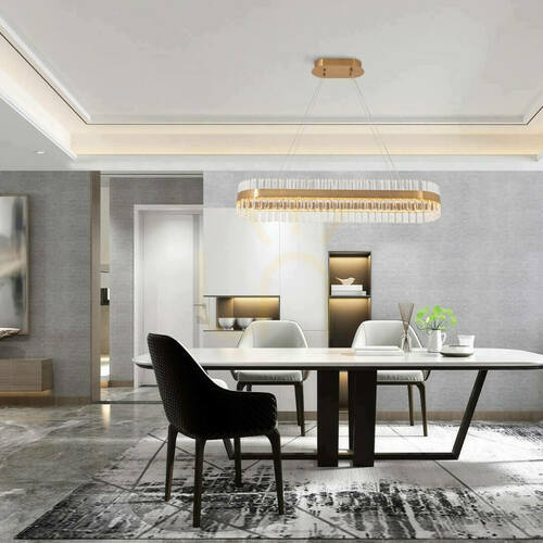 Prüfen Pendelleuchte Zambelis LED dimmbar 3000K Gold matt Edelstahl Glas 100 cm