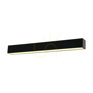 Wandleuchte Zambelis LED 15W 3000K Schwarz matt IP44 60 cm Aluminium small 1