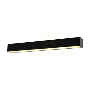 Wandleuchte Zambelis LED 15W 3000K Schwarz matt IP44 60 cm Aluminium small 3
