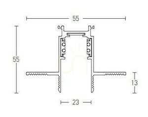 Trimless Kurvenbahn D:900 MM Schwarz ZAMBELIS 1 Trimless Kurvenbahn D:900 MM Schwarz ZAMBELIS small 1