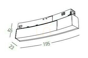Stromschienenstrahler LED 8W 3000K Dimmbar Schwarz Zambelis small 1
