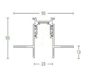 Trimless Kurvenbahn D:1200 MM Schwarz ZAMBELIS small 1