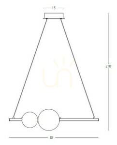 Pendelleuchte Zambelis LED 11W 3000K Gold matt Opalglas dimmbar small 2