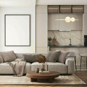 Pendelleuchte Zambelis LED 11W 3000K Gold matt Opalglas dimmbar small 0
