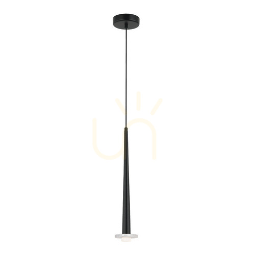 Prüfen Pendelleuchte LED 3W 3000K Schwarz Marmor Zambelis