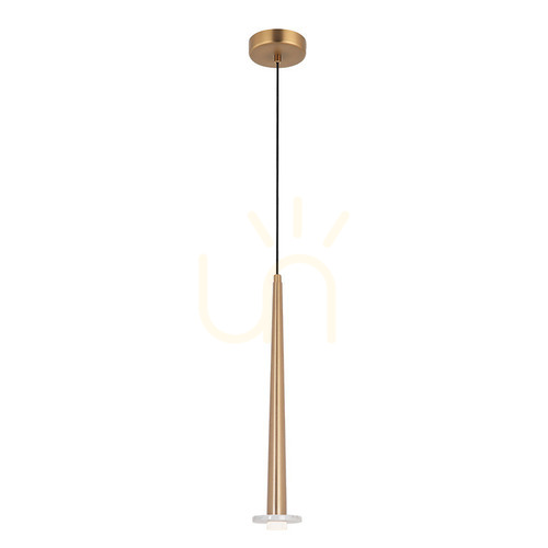 Prüfen Pendelleuchte Zambelis LED 3W 3000K Gold Matt Weißer Marmor