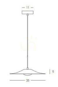 Pendelleuchte LED 10W 3000K schwarz matt Zambelis Ø35 cm small 2
