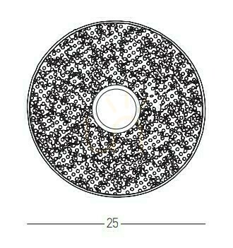 Prüfen Wandleuchte Zambelis Bush Schwarz E27 Metall 25 cm