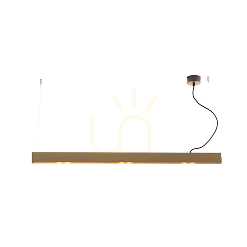Prüfen Pendelleuchte LED Up-Down 54W Bronze-Gold Zambelis
