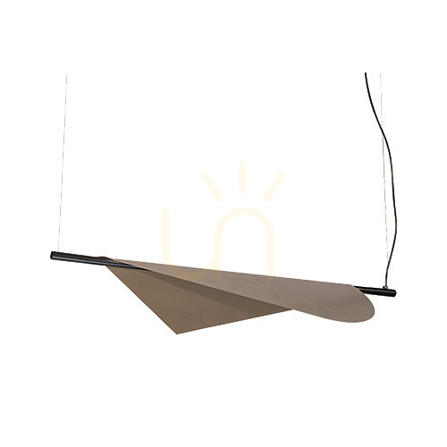 Prüfen Pendelleuchte LED 18W Sand Schwarz-Bronze Zambelis 3000K 120 cm
