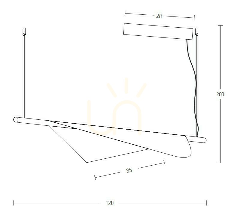 Vorschau Pendelleuchte LED 18W Sand Schwarz-Bronze Zambelis 3000K 120 cm Pendelleuchte LED 18W Sand Schwarz-Bronze Zambelis 3000K 120 cm