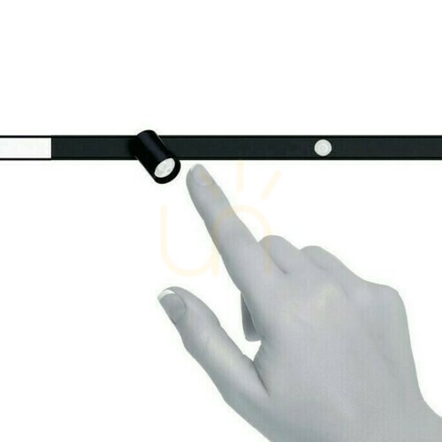 Prüfen Mini-Schienenleuchte Linear 4.8 W 3000k 24 V Schwarz 300 MM ZAMBELIS